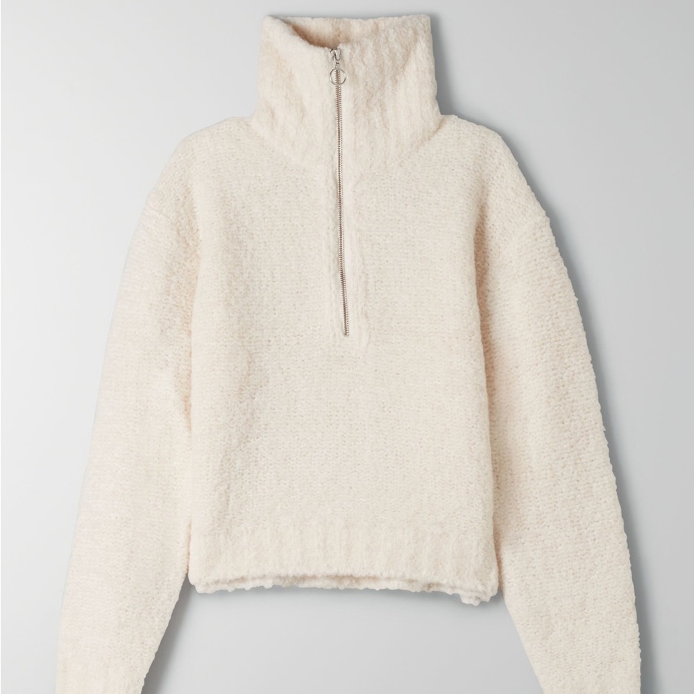 aritzia gwyneth quarter zip sweater
